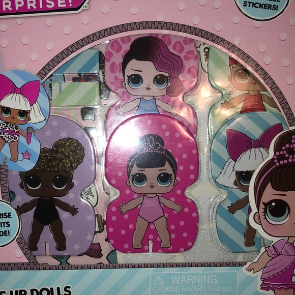 LoL Surprise Dress Up Dolls Reusable Stickers NEW - Picture 4 of 4